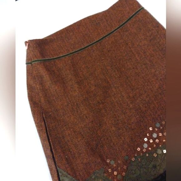 French Connection Floral Applique Skirt xsmall GUC - Picture 6 of 14